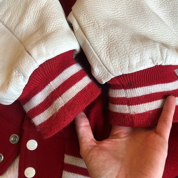 RARE ☀️GAME Sportswear Moon Varsity Wool Blend Jacket - Picture 10 of 13